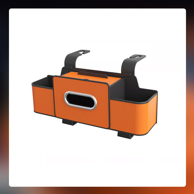 Multifunksjonell oppbevaringsboks for seteryggen i bilen