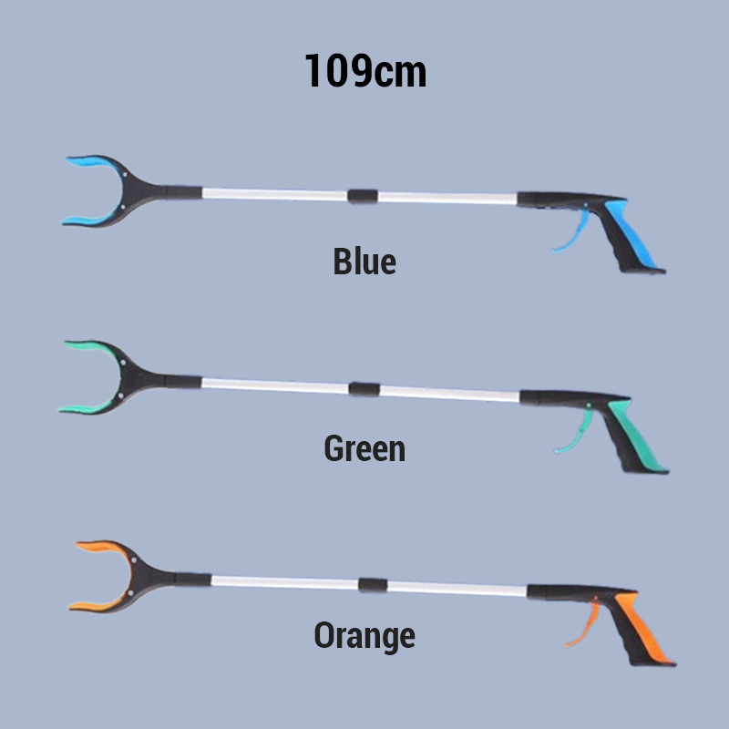 Uttrekkbar, sammenleggbar søppelklemme for pickup