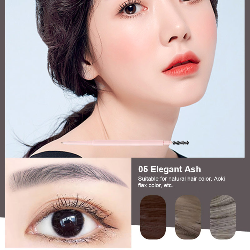 ✨Roterende, fin øyenbrynsblyant med to ender✨