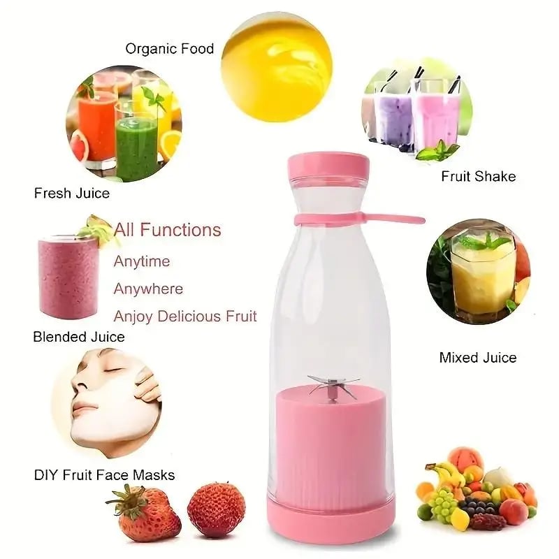 🔥Varmt salg - 49% rabatt - Fresh Juice bærbar blender