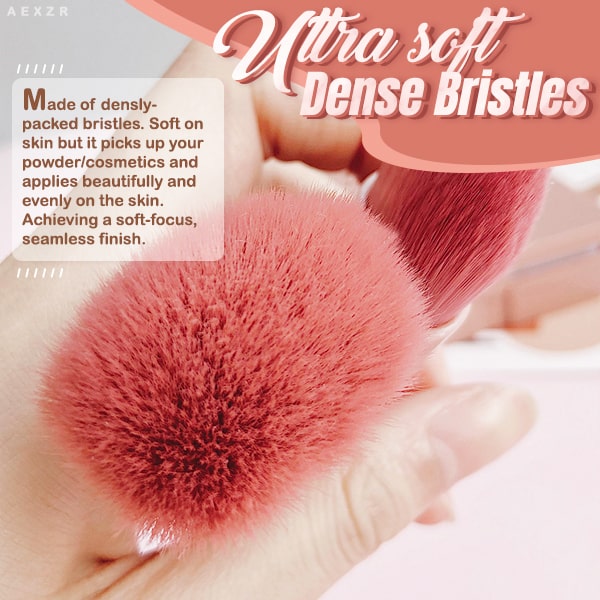 Reisesett med sminkebørster i 5 deler