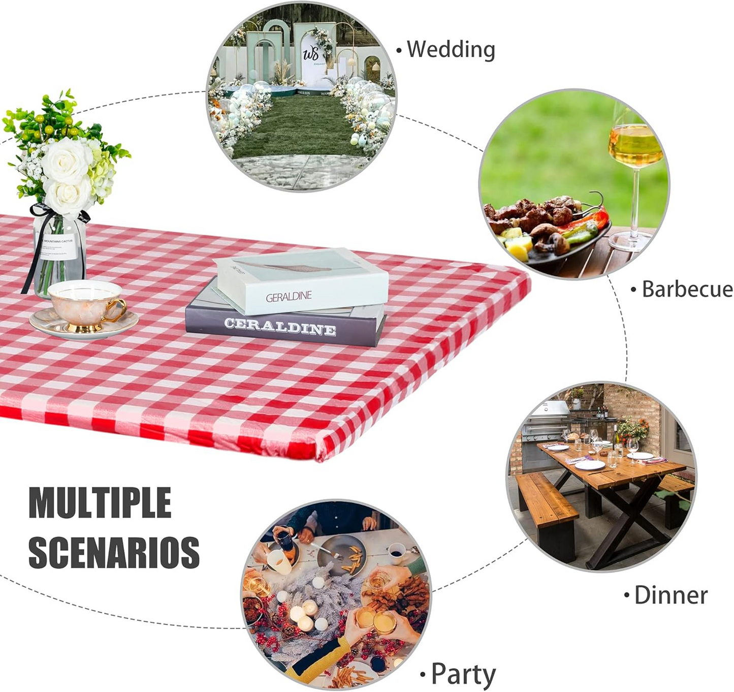 Kit med duk til piknikbord