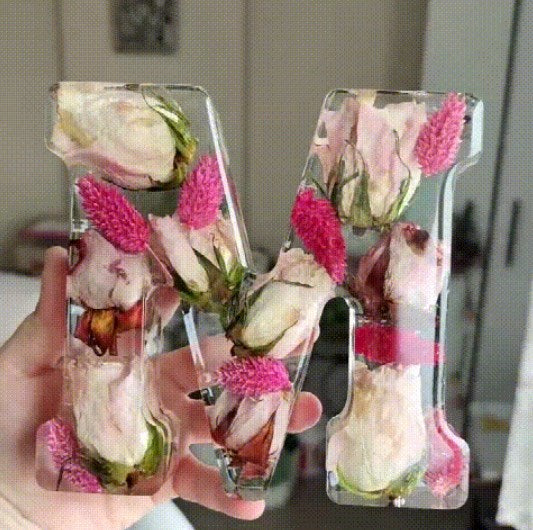 🌸 Blomstrete nattlys i harpiks