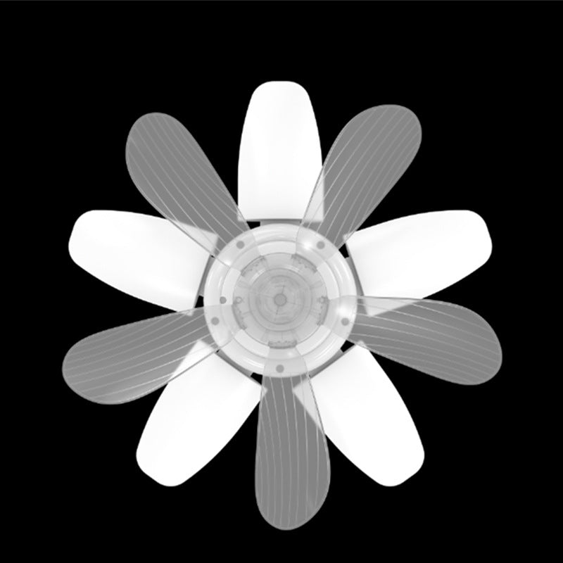 Husholdningsvifte med lys og fjernkontroll