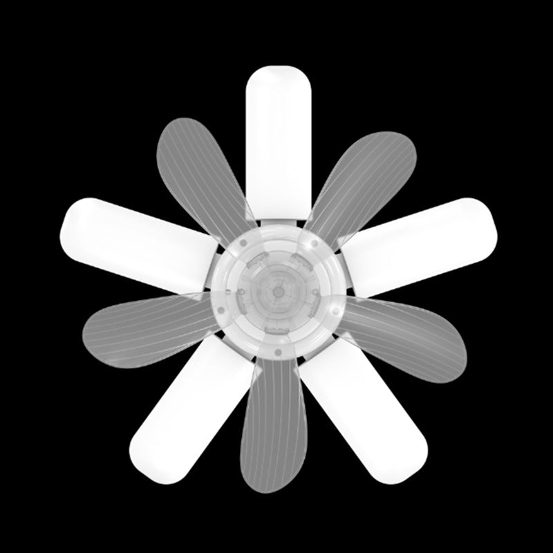 Husholdningsvifte med lys og fjernkontroll