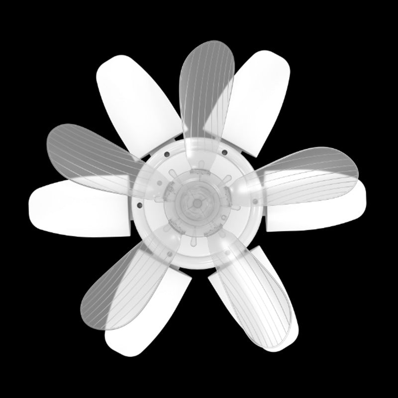 Husholdningsvifte med lys og fjernkontroll