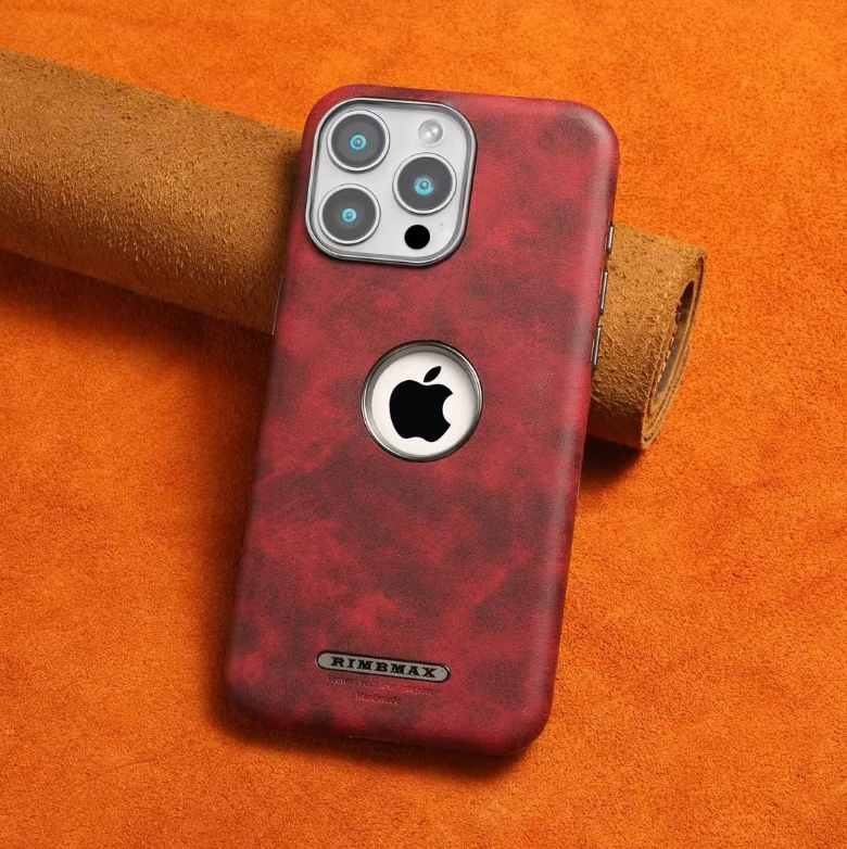 Magnetisk telefonveske med oljevoks