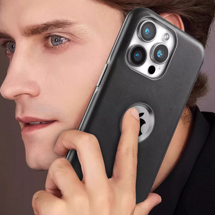 Magnetisk telefonveske med oljevoks