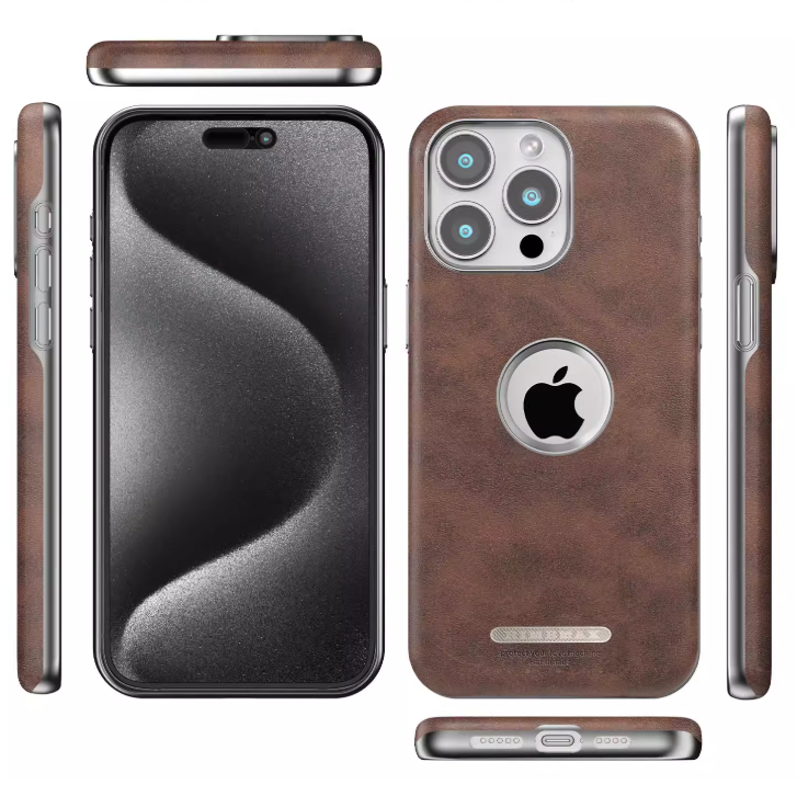 Magnetisk telefonveske med oljevoks