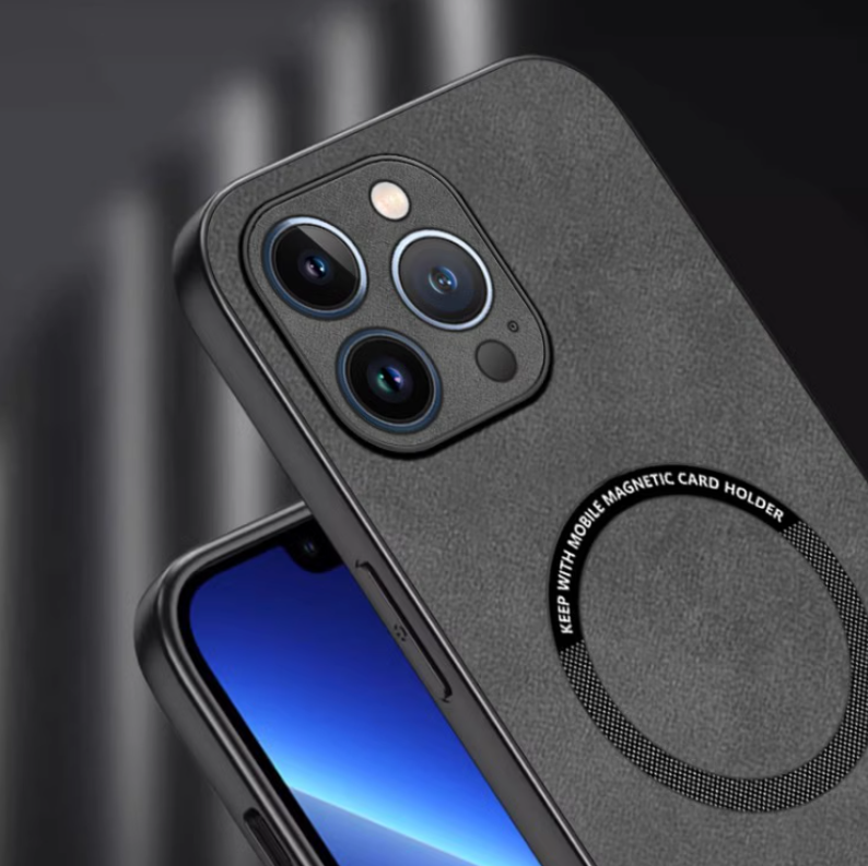 Etui i ekte lær - slank design og MagSafe-kompatibel