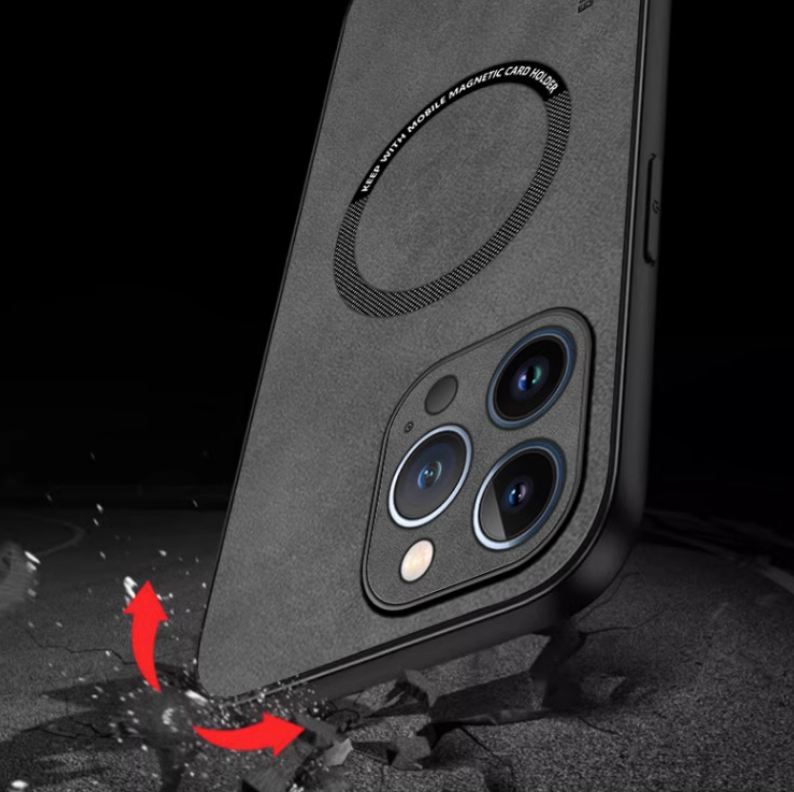 Etui i ekte lær - slank design og MagSafe-kompatibel