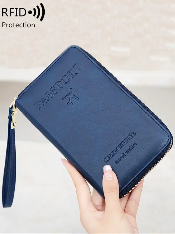 🏆RFID passholder for lommebok/passholder med glidelås