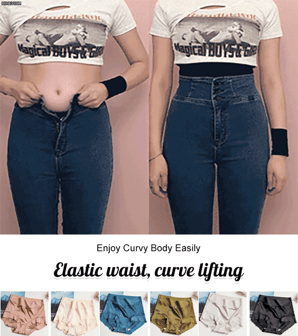 (🎁 2025 nyttår varmt salg 70% rabatt🎁) Pay1 Get 2 (3pack) Premium Satin Antibakteriell Ice Silk Fuktabsorberende truser