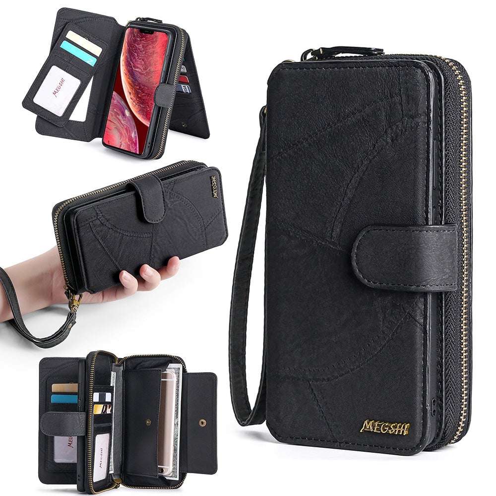 Passer for IPHONE-armbåndsmobillommebokstil