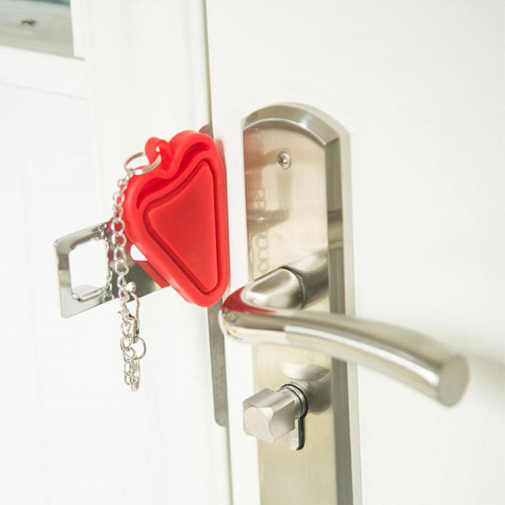 Tyverisikret dørstopper for reiser