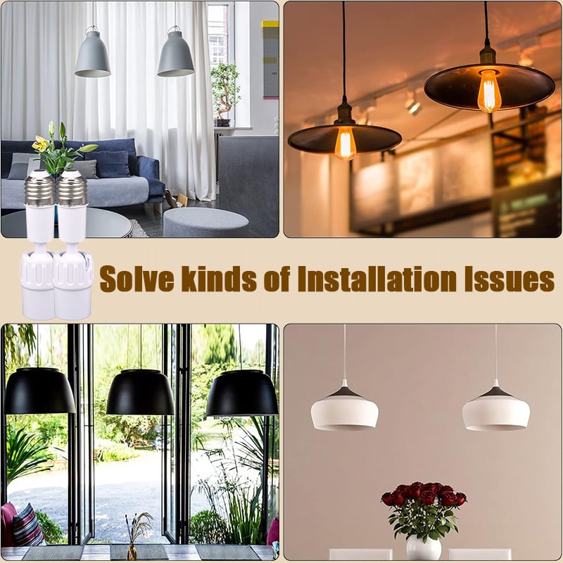 Universal 360° bøybar lyspæreforlenger