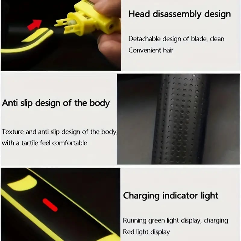 🎁Gave til menn🔥Våt og tørr elektrisk barbermaskin