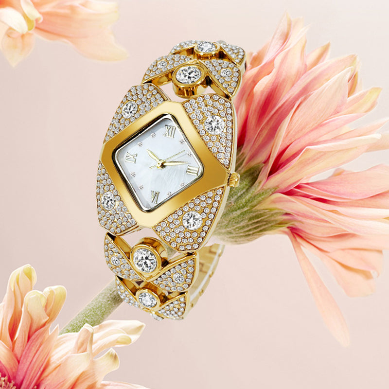 Dameklokke i retrostil med kvarts