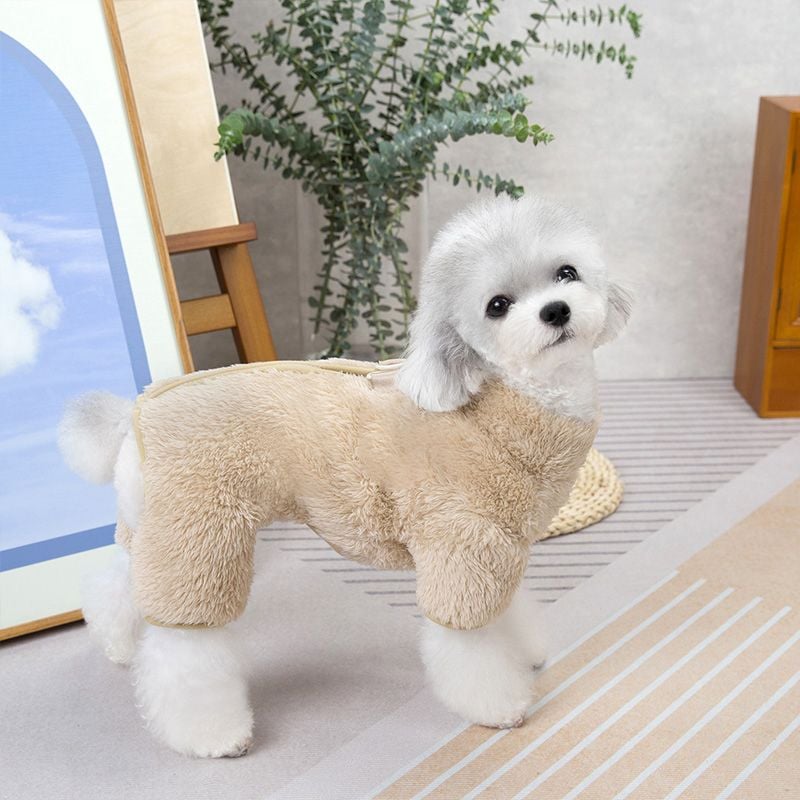 🐶Vinterhundedress med glidelås bak