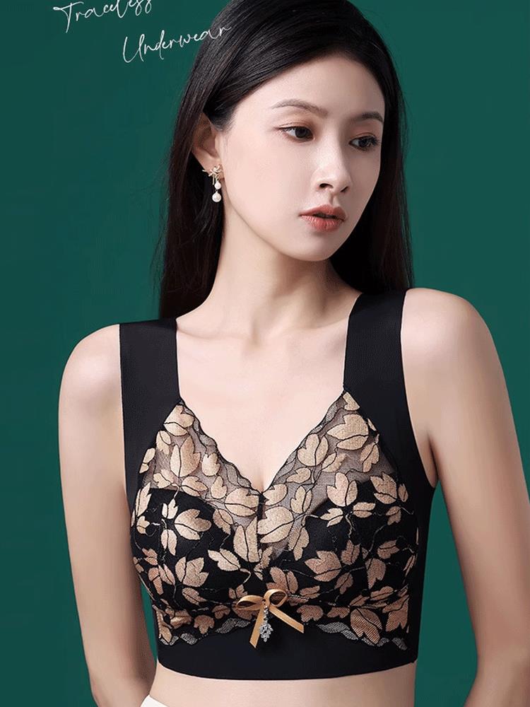 💗 Stor størrelse, synlig rygg, samlende undertøy/Plus-size sømløs ryggforbedrende bh