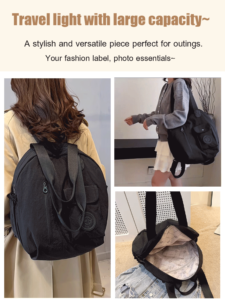 Vanntett ryggsekk med stor kapasitet for flere bærere