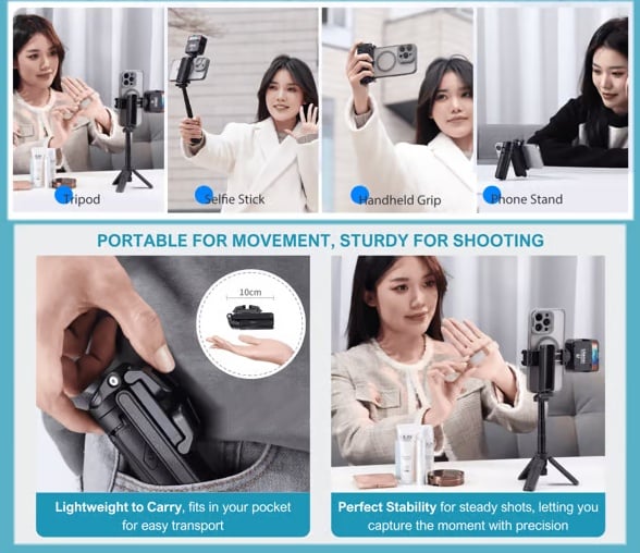 Mini Selfie Stick-stativ