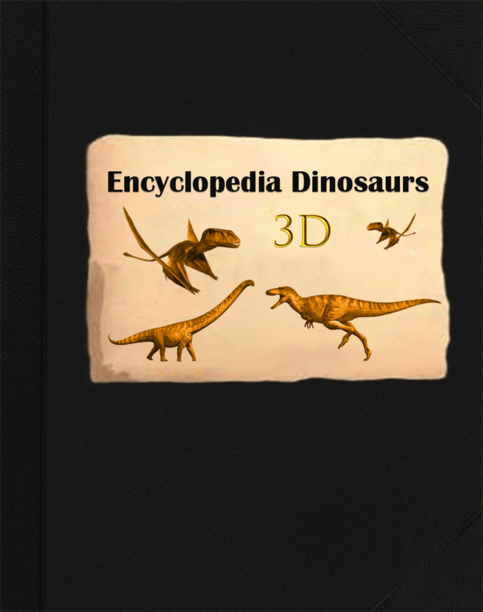 ⏰Historisk Laveste pris: Spar 50%-🦖3D Encyclopedia Prehistorica Dinosaurs📙HARDCOVER