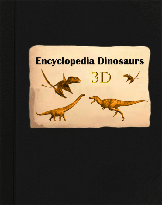 ⏰Historisk Laveste pris: Spar 50%-🦖3D Encyclopedia Prehistorica Dinosaurs📙HARDCOVER