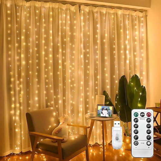 🎁Tidlig julesalg 49 % rabatt🎅LED-lyslenker, USB-drevet LED-lysgardin til gaveinnpakning