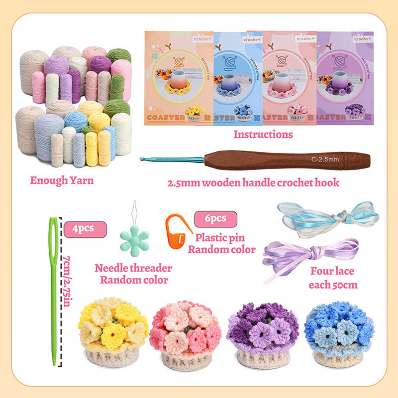 【DIY Kit】 Håndlagde Lily Of The Valley-underlegg