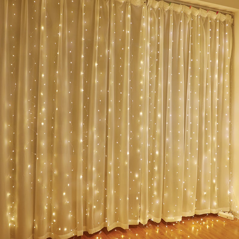 🎁Tidlig julesalg 49 % rabatt🎅LED-lyslenker, USB-drevet LED-lysgardin til gaveinnpakning