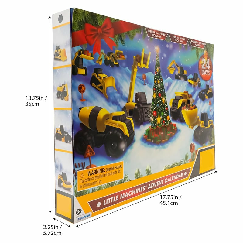 🔥SISTA DAGEN 49 % RABATT🔥24 dagers nedtellingskalender med lastebil på vei til jul