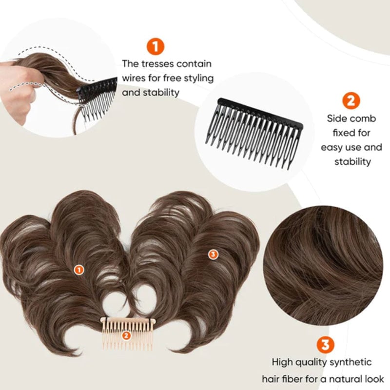 🥰Side Comb Clip Clip in Good Hair Accessory✨