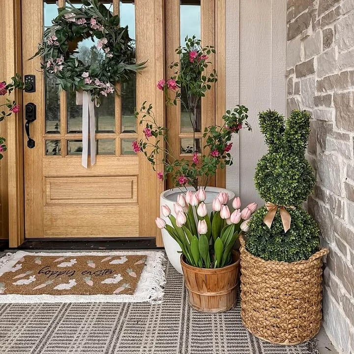 {Gratis Frakt}🌳🐇Håndlaget kanin formet som et tre💥