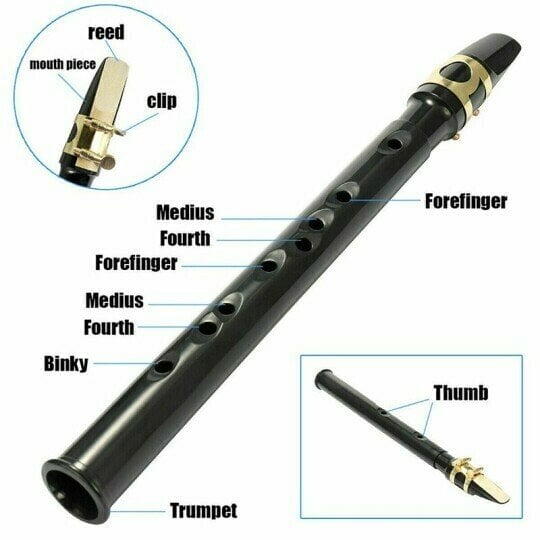 🎶Bærbar Lommesaksofon