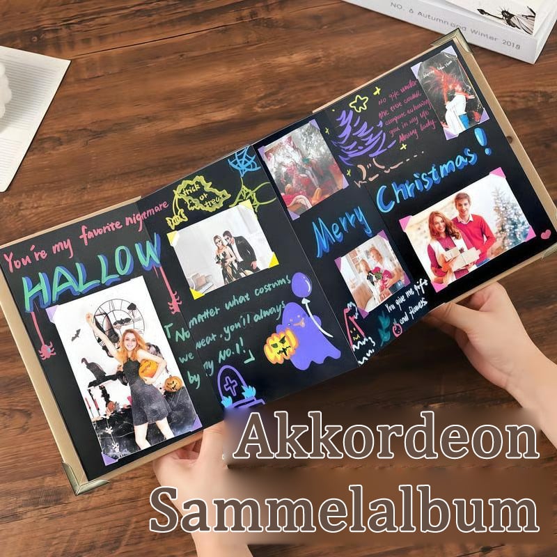 ✨Minnebevareren: 230 cm sammenleggbart utklippsbokalbum 📚
