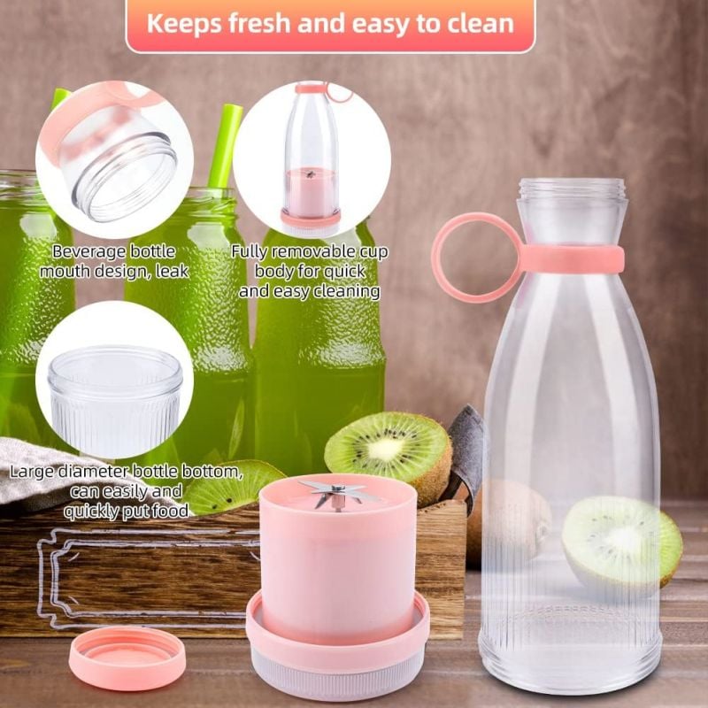 🔥Varmt salg - 49% rabatt - Fresh Juice bærbar blender