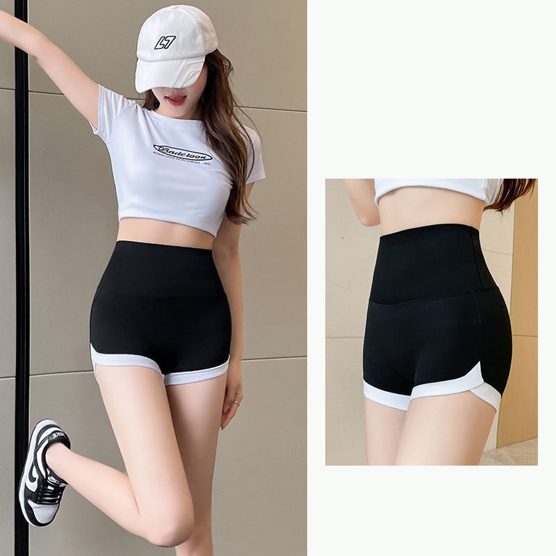 Sømløs sommershorts med minihai