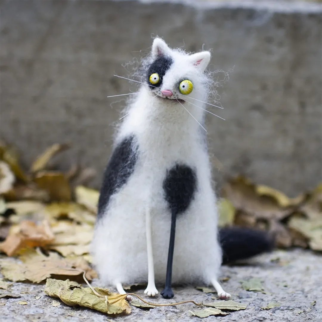 🎄✨Wool Felt Familiars – Sære håndlagde følgesvenner