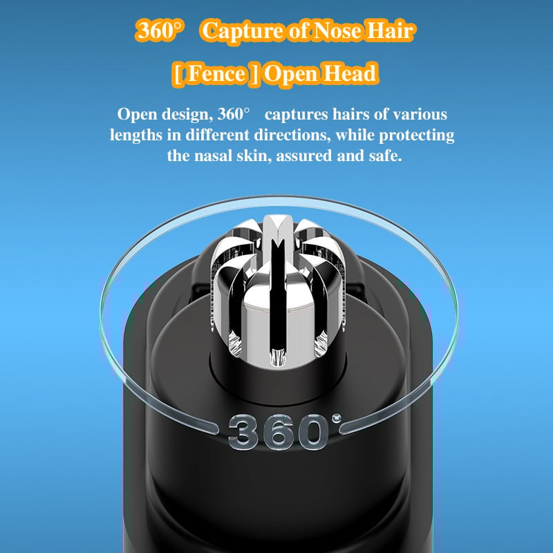 Bærbar nesehårtrimmer (smertefri og presis)