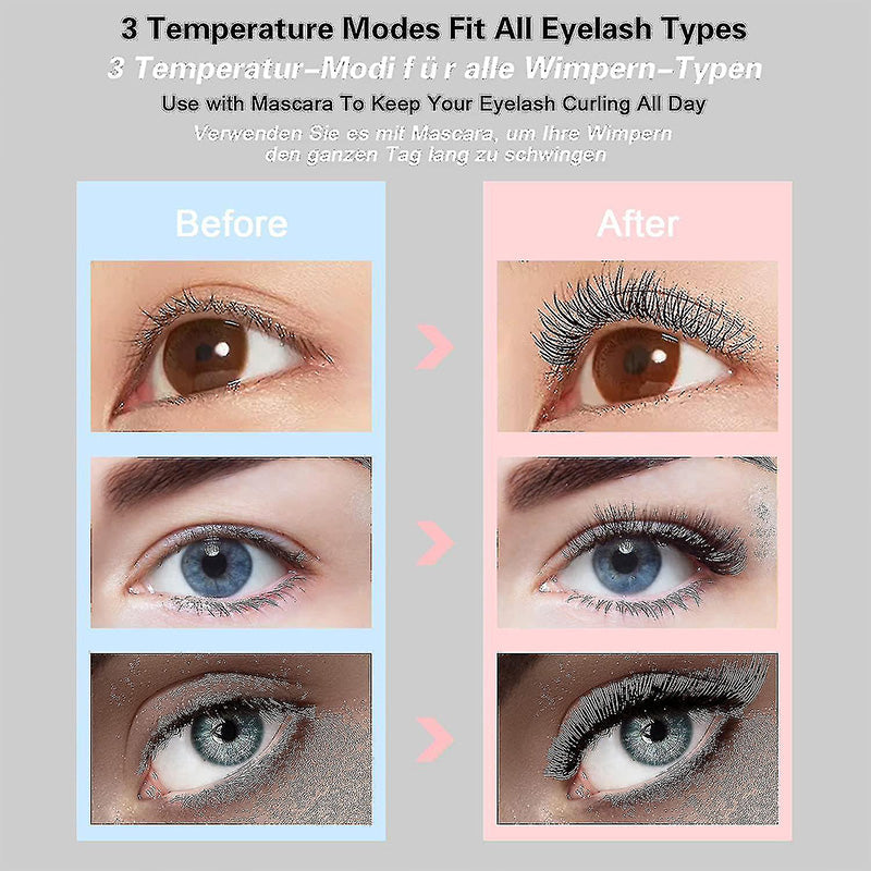 🔥Siste dag 49% rabatt 🔥Oppvarmet øyevippebukker for langvarig naturlig bøying