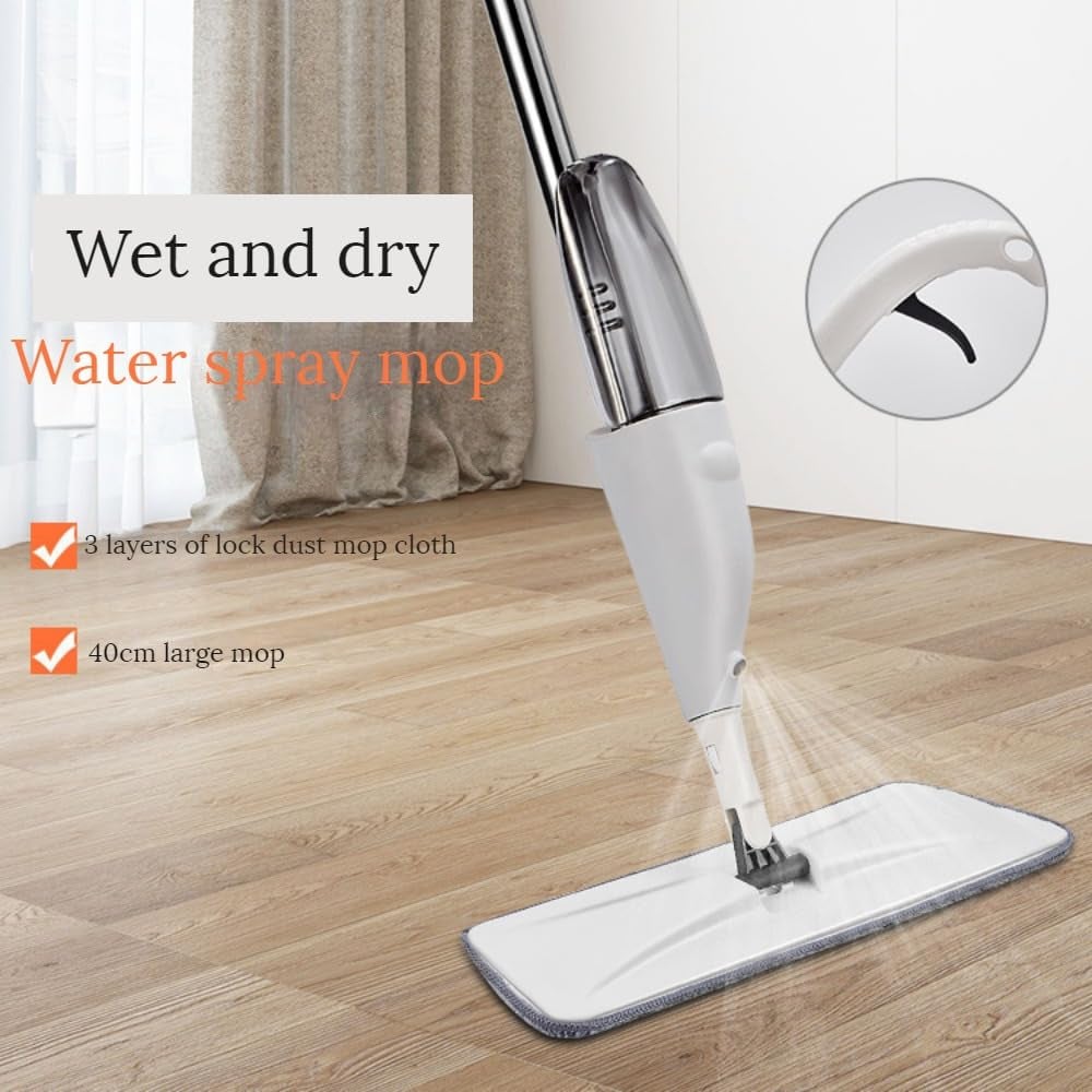 360° roterende 2 i 1 spraymopp