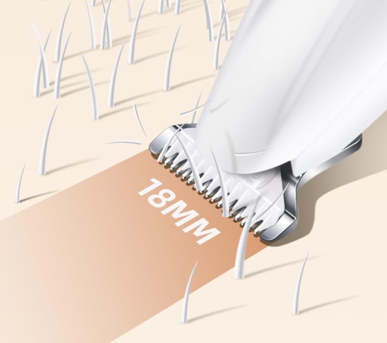 Hårtrimmer for kjæledyr med LED-lys