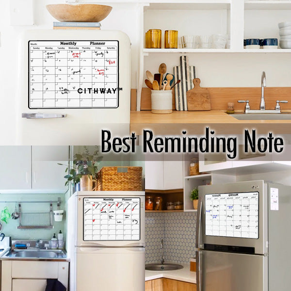 Magnetisk kjøleskapskalender månedsplanlegger