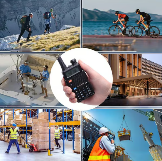 UV-5R amatørradio med lang rekkevidde UV5R radio med dobbelt bånd