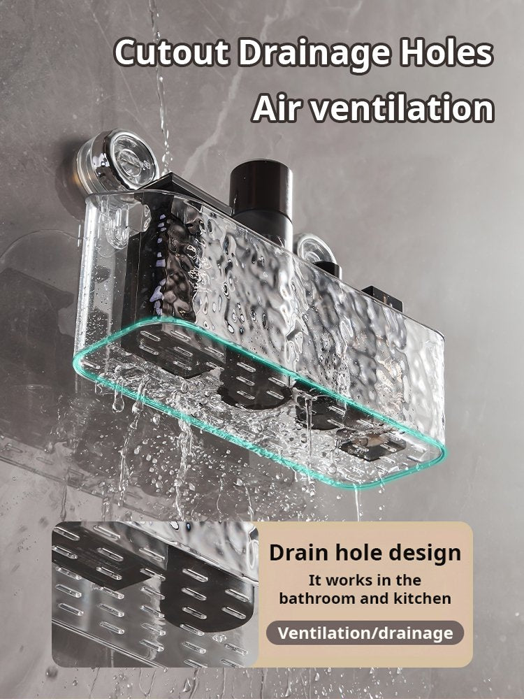 ✨Lett, luksuriøs stil, sugekoppstativ med isbremønster