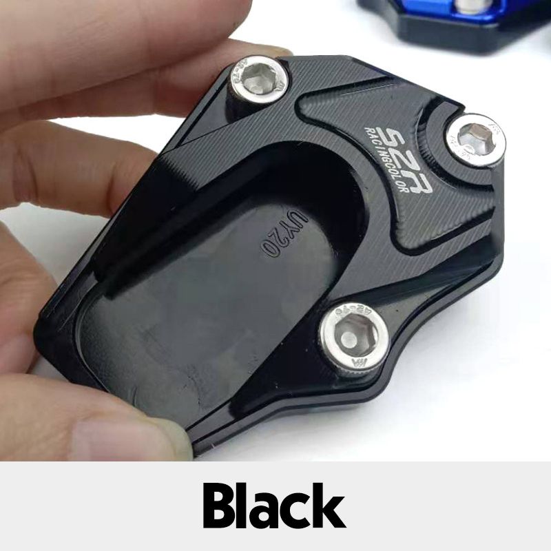 Forlengerpute for kickstativfot til motorsykkel