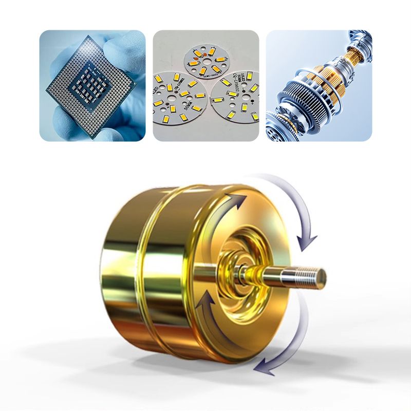 Husholdningsvifte med lys og fjernkontroll