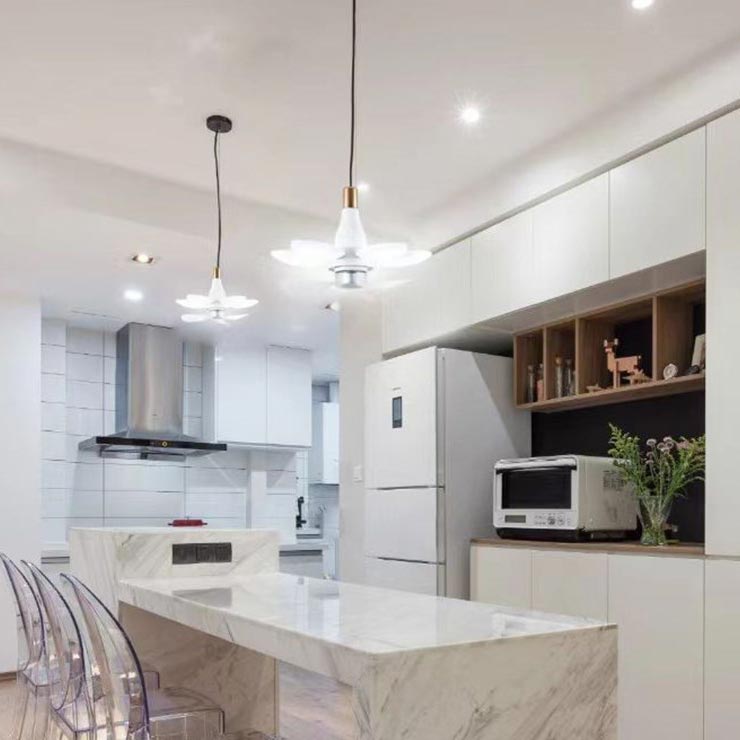 Husholdningsvifte med lys og fjernkontroll