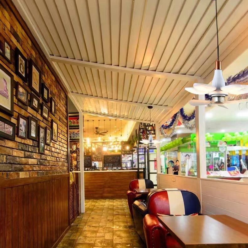 Husholdningsvifte med lys og fjernkontroll